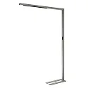 Staande lamp OFFICE THREE STANDARD MOTION up down, met sensor, met aanraakdimmer IP20, wit aluminium dimbaar