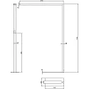 Deko-Light Staande lamp OFFICE THREE PRO MOTION up down, met sensor, Tunable White IP20, gitzwart dimbaar
