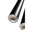 Deko-Light Pendelarmatuur SLIM DIM 3-vlams, lang, UGR < 19 IP20, gitzwart dimbaar