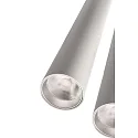 Deko-Light Pendelarmatuur SLIM DIM 3-vlams, rond, UGR < 19 IP20, verkeerswit dimbaar