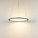 Deko-Light pendant luminaire round IP40, transparent, deep black dimmable