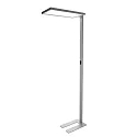 Deko-Light Staande lamp OFFICE ONE MOTION up down, voor BAP, dimbaar, met bewegingsmelder, met helderheidssensor IP20, gesatineerd, wit