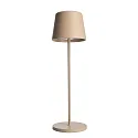 Tafellamp op batterijen CANIS CCT Switch, met Touch-Dimmer, zonder Lader IP65, beige, mat dimbaar