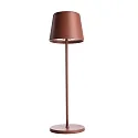 Tafellamp op batterijen CANIS CCT Switch, met Touch-Dimmer, zonder Lader IP65, mat, terracotta dimbaar