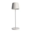 Tafellamp op batterijen CANIS CCT Switch, met Touch-Dimmer, zonder Lader IP65, mat, verkeerswit dimbaar