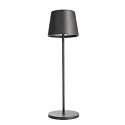 Tafellamp op batterijen CANIS CCT Switch, met Touch-Dimmer, zonder Lader IP65, donkergrijs, mat dimbaar