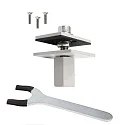Deko-Light table lamp OFFICE THREE STANDARD MOTION up / down, with sensor, with touch dimmer IP20, white aluminum dimmable