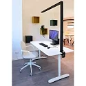 Deko-Light Tafelarmatuur OFFICE THREE PRO MOTION up down, met sensor, Tunable White IP20, gitzwart dimbaar