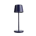 Tafellamp op batterijen CANIS MINI CCT Switch, met Touch-Dimmer, zonder Lader IP65, mat, kobaltblauw dimbaar