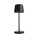 Tafellamp op batterijen CANIS MINI CCT Switch, met Touch-Dimmer, zonder Lader IP65, mat, grafietzwart dimbaar