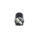 Plafondarmatuur BENGALA ROUND cilindrisch, instelbaar GU10 IP20, zwart dimbaar