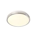 Plafondarmatuur HELEN CCT Switch IP54, gesatineerd, zilver, wit