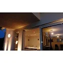 Deko-Light Wand- en plafondarmatuur MENSAE met sensor IP54, donkergrijs, melkachtig