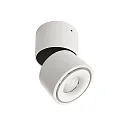 Deko-Light Plafondarmatuur UNI II MINI TILT 1-vlams, cardanisch draaien IP20, wit dimbaar