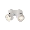 LED ceiling luminaire UNI II MINI DOUBLE, 14W 3000K 980lm 33°, dimmable, white