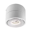 Deko-Light Plafondarmatuur UNI II TILT 1-vlams, cardanisch draaien IP20, wit dimbaar