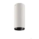 Downlight LUCEA 10 stijf, opbouwversie, CCT Switch IP20, transparant, verkeerswit dimbaar