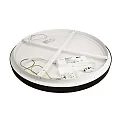 Deko-Light wall and ceiling luminaire MEROPE 60 IP20, black