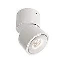 ceiling luminaire UNI II MINI TILT 1 flame, cardanic swivelling IP20, white dimmable