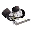 Deko-Light Plafondarmatuur UNI II MINI DOUBLE TILT 2-vlams, cardanisch draaien IP20, gitzwart dimbaar