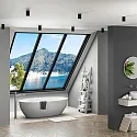 Deko-Light Downlight CAN BATH cilindrisch, stijf GU10 IP44, zwart