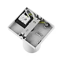 Plafondarmatuur CAN TILT SQUARE 11CM 1-vlams, hoekig, cardanisch draaien GU10 IP20, wit