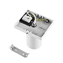 Plafondarmatuur CAN TILT SQUARE 11CM 1-vlams, hoekig, cardanisch draaien GU10 IP20, wit