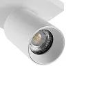 Plafondarmatuur CAN TILT SQUARE 11CM 1-vlams, hoekig, cardanisch draaien GU10 IP20, wit