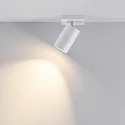 Plafondarmatuur CAN TILT SQUARE 11CM 1-vlams, hoekig, cardanisch draaien GU10 IP20, wit