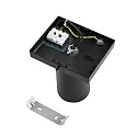 Deko-Light Plafondarmatuur CAN TILT SQUARE 11CM 1-vlams, hoekig, cardanisch draaien GU10 IP20, zwart