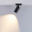 Plafondarmatuur CAN TILT SQUARE 11CM 1-vlams, hoekig, cardanisch draaien GU10 IP20, zwart
