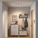 Deko-Light Plafondarmatuur CAN TILT SQUARE 48CM 3-vlams, hoekig, cardanisch draaien GU10 IP20, wit