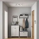 Deko-Light Plafondarmatuur CAN TILT SQUARE 48CM 3-vlams, hoekig, cardanisch draaien GU10 IP20, wit