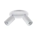 Plafondarmatuur CAN TILT ROUND Ø 20CM 2-vlams, rond, cardanisch draaien GU10 IP20, wit