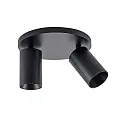 Deko-Light Plafondarmatuur CAN TILT ROUND Ø 20CM 2-vlams, rond, cardanisch draaien GU10 IP20, zwart