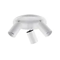 Plafondarmatuur CAN TILT ROUND Ø 25CM 3-vlams, rond, cardanisch draaien GU10 IP20, wit