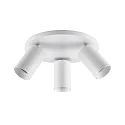 Plafondarmatuur CAN TILT ROUND Ø 25CM 3-vlams, rond, cardanisch draaien GU10 IP20, wit