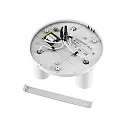 Plafondarmatuur CAN TILT ROUND Ø 25CM 3-vlams, rond, cardanisch draaien GU10 IP20, wit