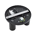 Deko-Light Plafondarmatuur CAN TILT ROUND Ø 25CM 3-vlams, rond, cardanisch draaien GU10 IP20, zwart