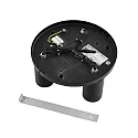 Deko-Light Plafondarmatuur CAN TILT ROUND Ø 25CM 3-vlams, rond, cardanisch draaien GU10 IP20, zwart