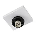 Deko-Light Plafondarmatuur CAN TILT SQUARE BASE 11CM MIX'N MATCH 1/3 1-vlams, hoekig, zonder lampenkap, cardanisch draaien GU10 IP20, wit