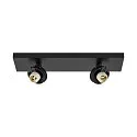 Plafondarmatuur CAN TILT SQUARE BASE 30.5CM MIX'N MATCH 1/3 2-vlams, hoekig, zonder lampenkap, cardanisch draaien GU10 IP20
