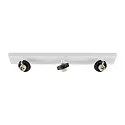 Plafondarmatuur CAN TILT SQUARE BASE 48CM MIX'N MATCH 1/3 3-vlams, hoekig, zonder lampenkap, cardanisch draaien GU10 IP20, wit
