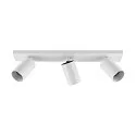 Deko-Light Plafondarmatuur CAN TILT SQUARE BASE 48CM MIX'N MATCH 1/3 3-vlams, hoekig, zonder lampenkap, cardanisch draaien GU10 IP20, wit