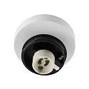 Deko-Light Plafondarmatuur CAN TILT ROUND BASE Ø 8CM MIX‘N MATCH 1-vlams, rond, zonder lampenkap, cardanisch draaien GU10 IP20, wit