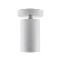 Deko-Light Plafondarmatuur CAN TILT ROUND BASE Ø 8CM MIX‘N MATCH 1-vlams, rond, zonder lampenkap, cardanisch draaien GU10 IP20, wit