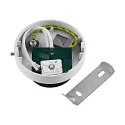Deko-Light Plafondarmatuur CAN TILT ROUND BASE Ø 8CM MIX‘N MATCH 1-vlams, rond, zonder lampenkap, cardanisch draaien GU10 IP20, wit