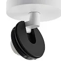 Deko-Light Plafondarmatuur CAN TILT ROUND BASE Ø 8CM MIX‘N MATCH 1-vlams, rond, zonder lampenkap, cardanisch draaien GU10 IP20, wit