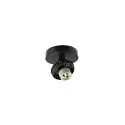 Plafondarmatuur CAN TILT ROUND BASE Ø 8CM MIX‘N MATCH 1-vlams, rond, zonder lampenkap, cardanisch draaien GU10 IP20, zwart