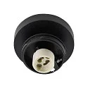 Deko-Light Plafondarmatuur CAN TILT ROUND BASE Ø 8CM MIX‘N MATCH 1-vlams, rond, zonder lampenkap, cardanisch draaien GU10 IP20, zwart